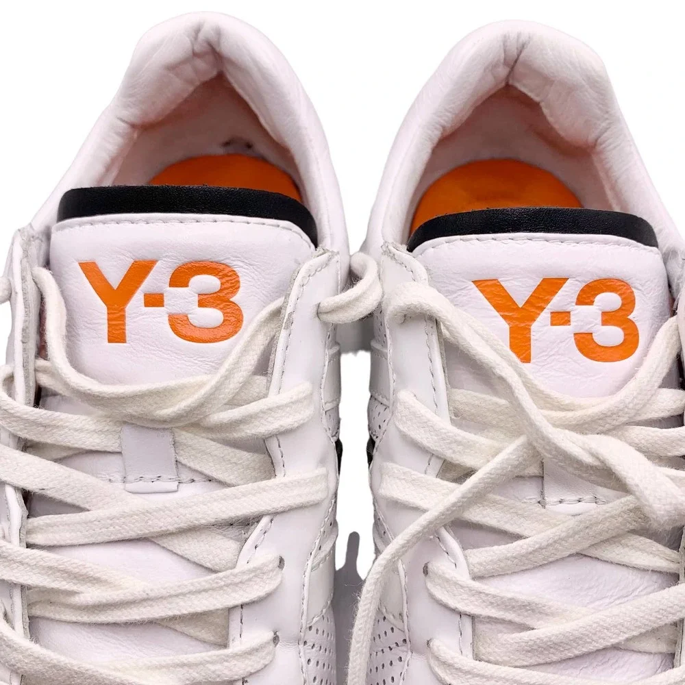 Yohji Yamamoto x adidas | Men | Y-3 Three Stripe Leather Sneakers | Size 5